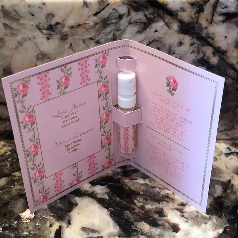 3 LoveShackFancy Forever In Love Sample Vial Card 1.5ml Spray Bundle